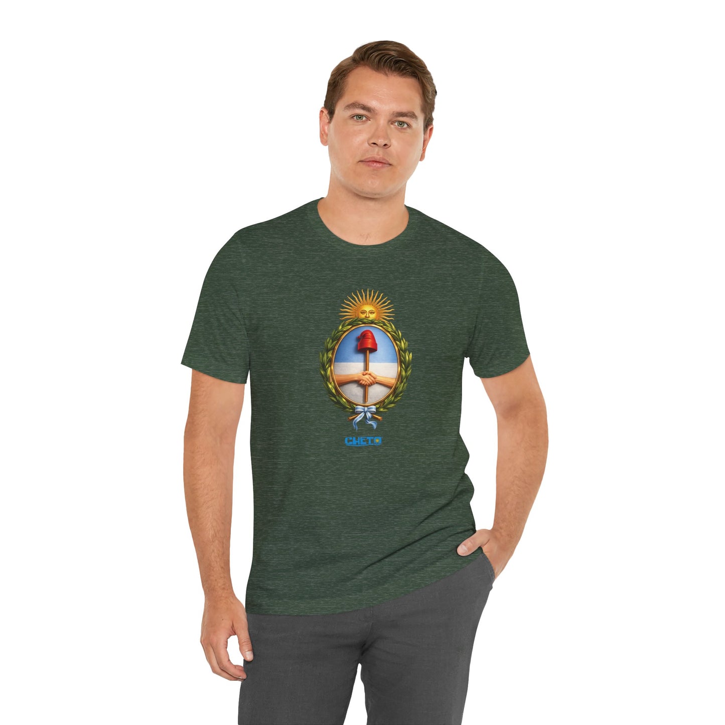 Escudo Nacional Argentino - Unisex Jersey Tee