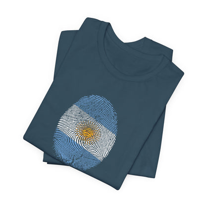 Huella digital (Argentina)-Fingerprint (Argentina) / Unisex Jersey Tee