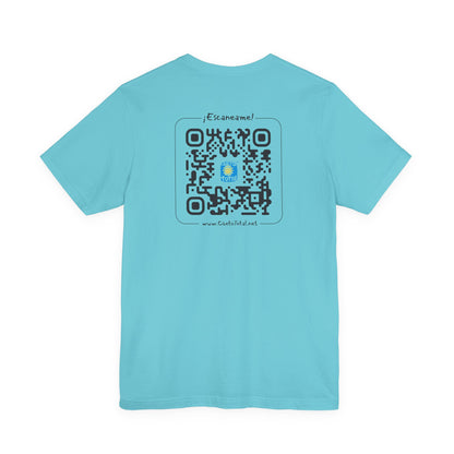 * ¡Che boludo! (con código QR en espalda/with QR code on back) - Unisex Jersey Tee