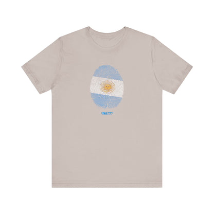 Huella digital (Argentina)-Fingerprint (Argentina) / Unisex Jersey Tee