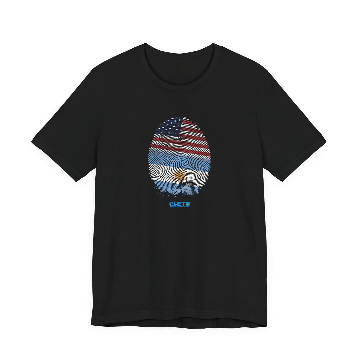 Huella digital (Arg/USA)-Fingerprint (Arg/USA) / Unisex Jersey Tee