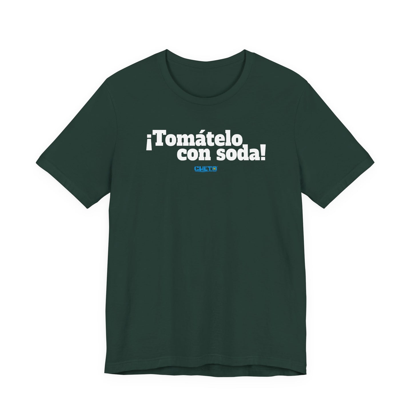 ¡Tomátelo con soda! - Unisex Jersey Tee