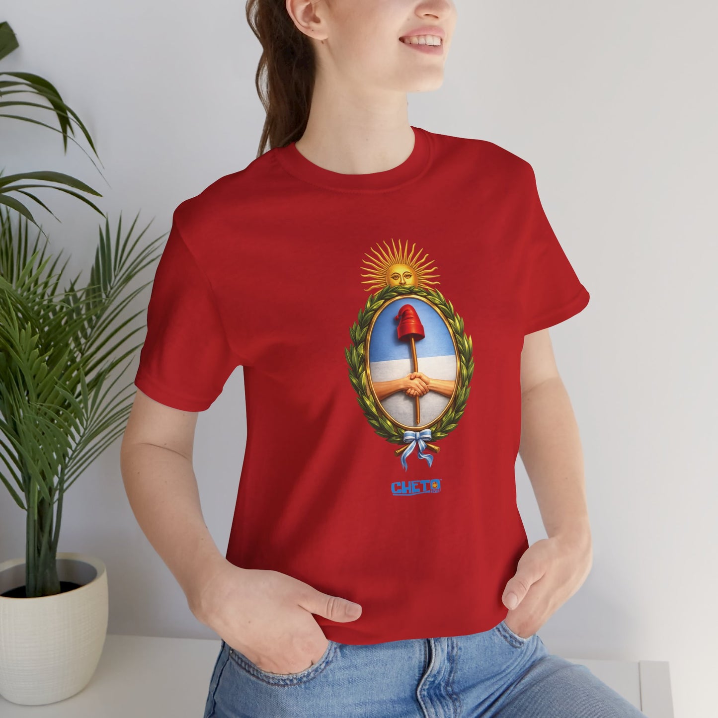 Escudo Nacional Argentino - Unisex Jersey Tee