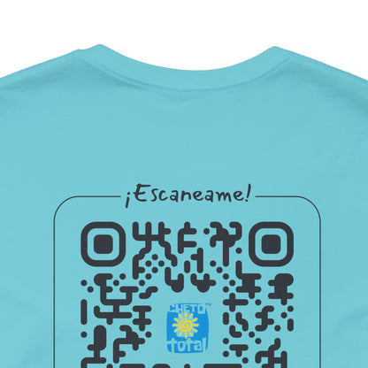 * ¡Che boludo! (con código QR en espalda/with QR code on back) - Unisex Jersey Tee