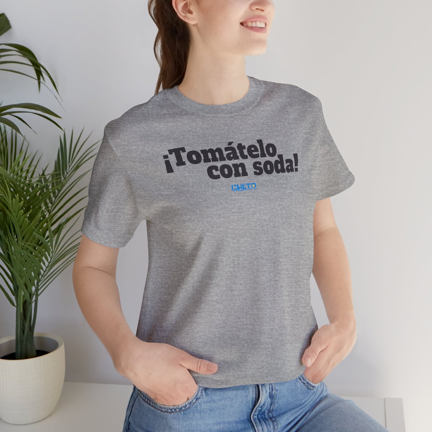 ¡Tomátelo con soda! - Unisex Jersey Tee