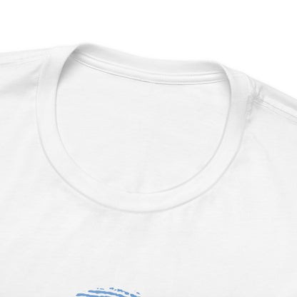 * Huella digital (Argentina) con Codigo QR en espalda-Fingerprint (Argentina) Back QR Code / Unisex Jersey Tee