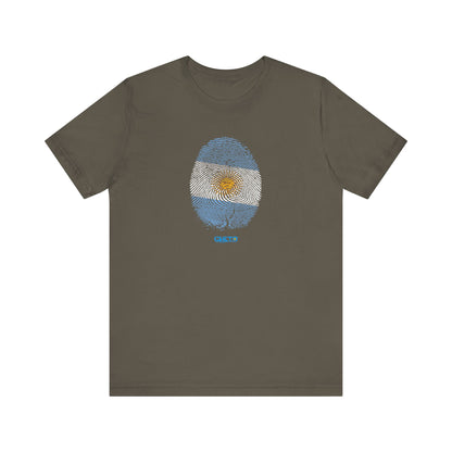 Huella digital (Argentina)-Fingerprint (Argentina) / Unisex Jersey Tee