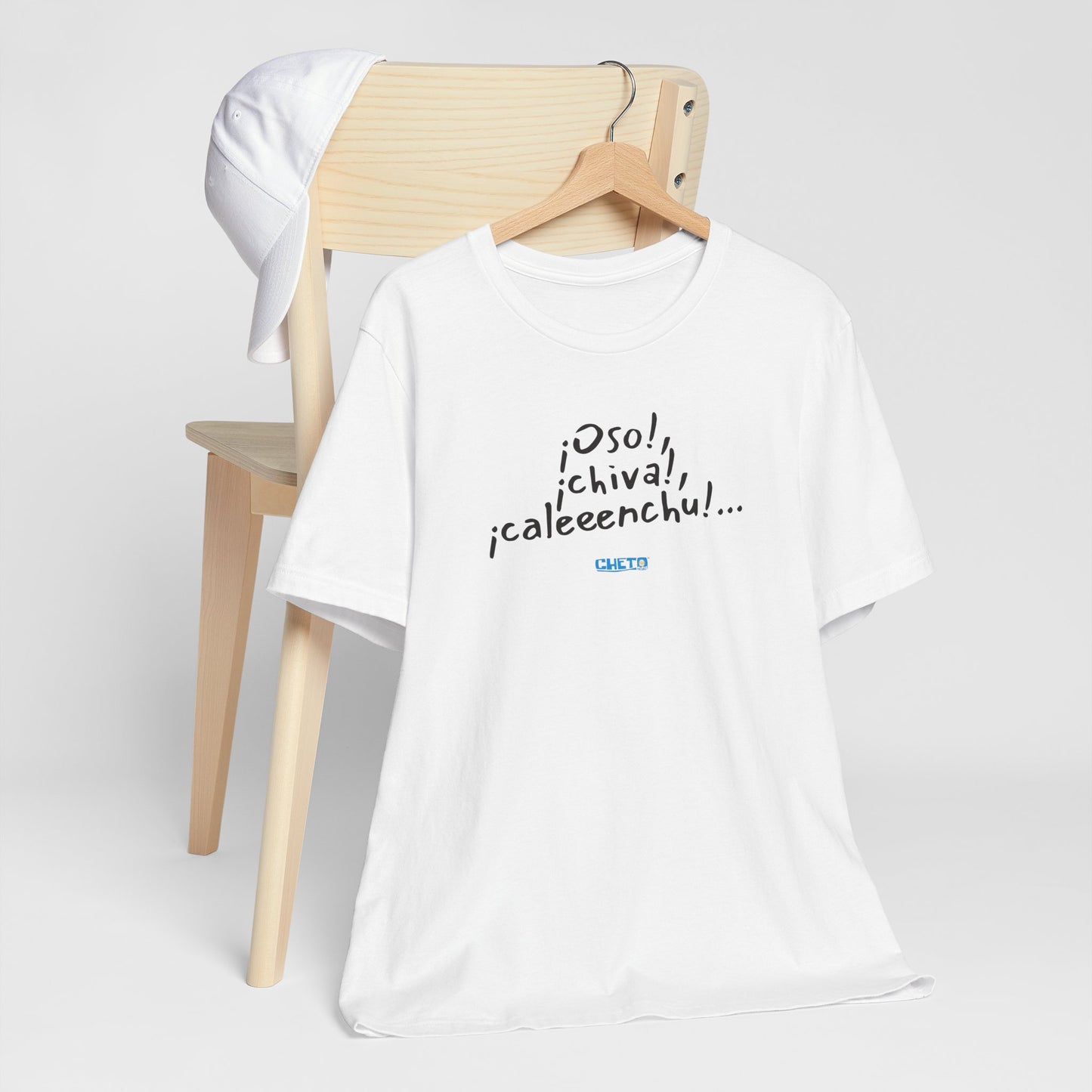 ¡Oso!, ¡chiva!, ¡caleeenchu! - Unisex Jersey Tee