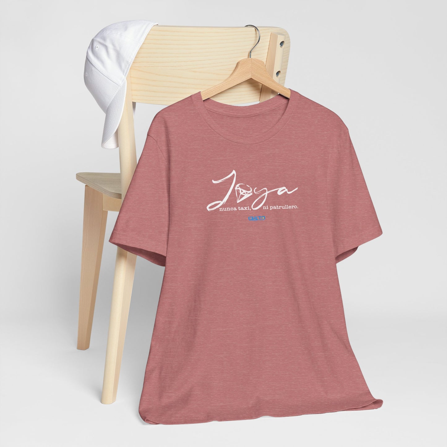 Joya, nunca taxi, ni patrullero Unisex Jersey Tee