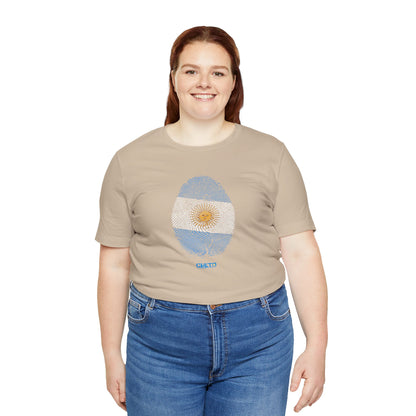 Huella digital (Argentina)-Fingerprint (Argentina) / Unisex Jersey Tee