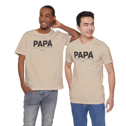 Papá: Especialista en asado, siesta y consejos no pedidos - Unisex Jersey Tee