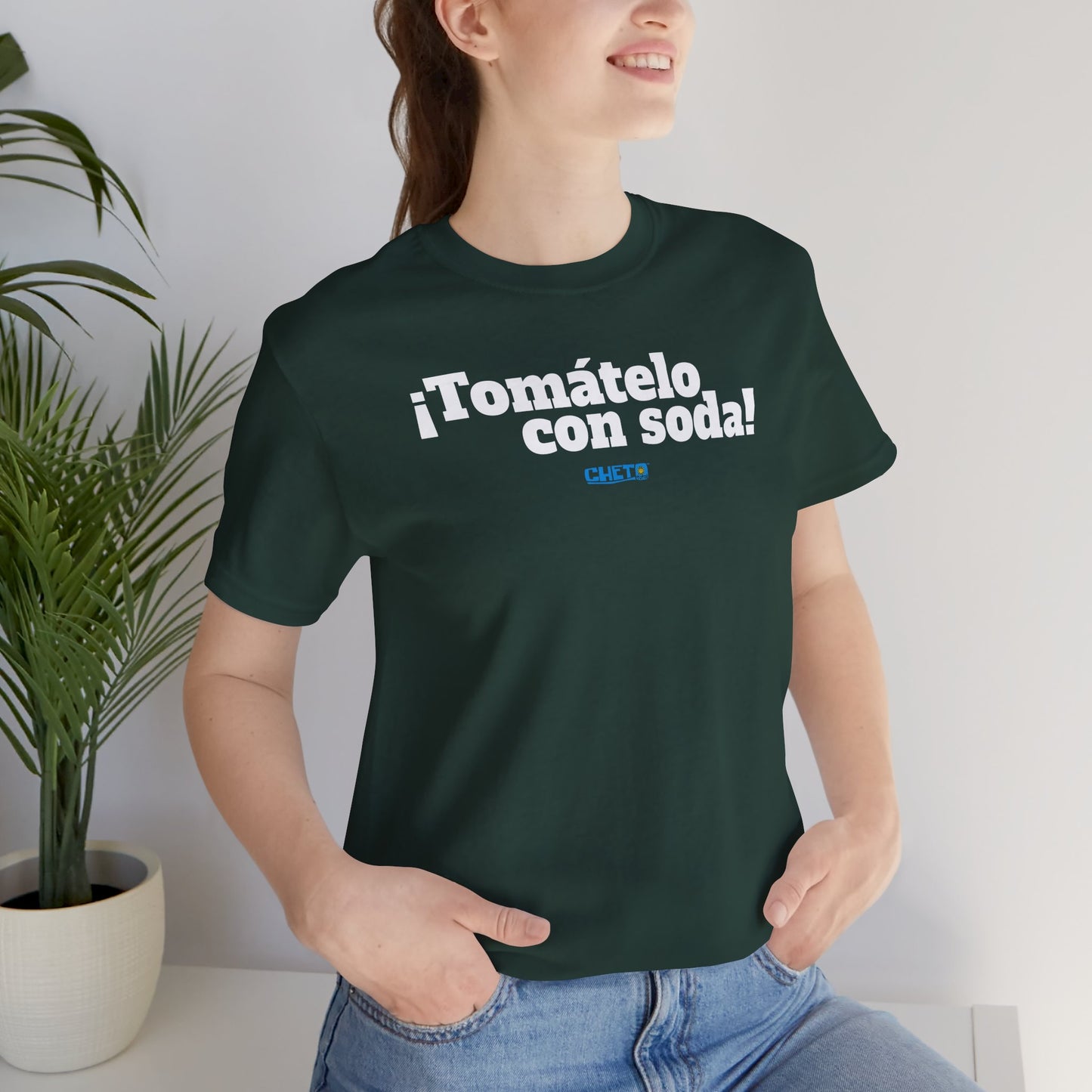 ¡Tomátelo con soda! - Unisex Jersey Tee