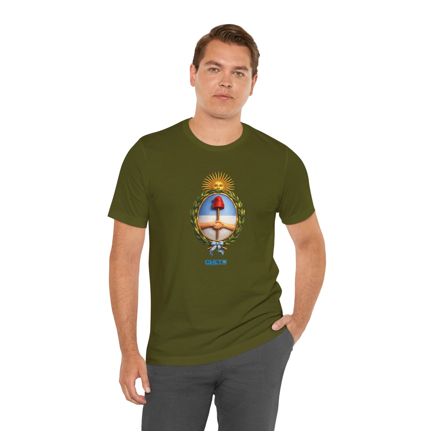Escudo Nacional Argentino - Unisex Jersey Tee