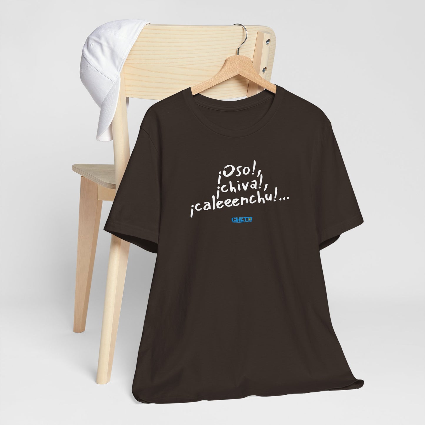 ¡Oso!, ¡chiva!, ¡caleeenchu! - Unisex Jersey Tee