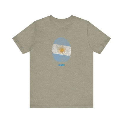Huella digital (Argentina)-Fingerprint (Argentina) / Unisex Jersey Tee