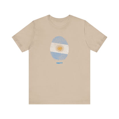 Huella digital (Argentina)-Fingerprint (Argentina) / Unisex Jersey Tee