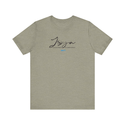 Joya, nunca taxi, ni patrullero Unisex Jersey Tee