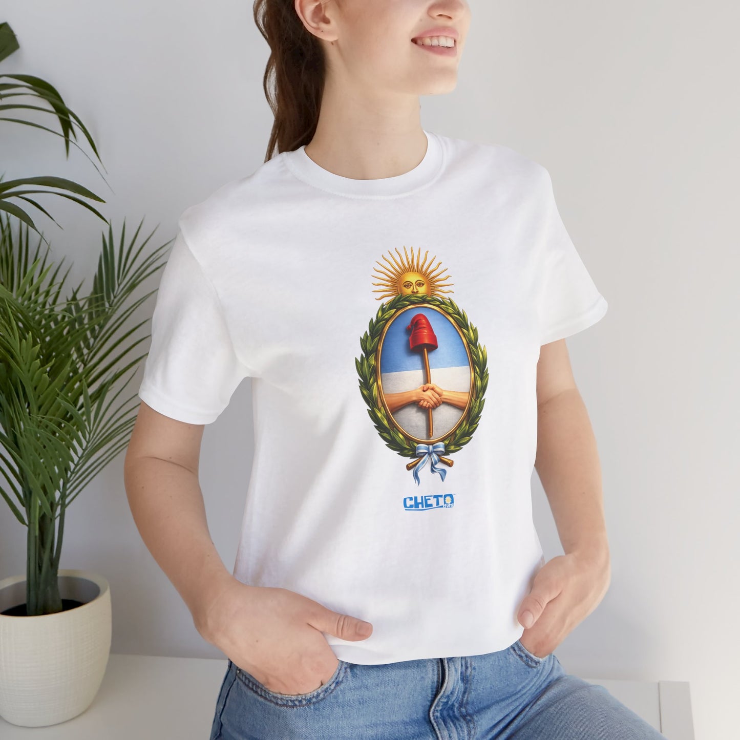 Escudo Nacional Argentino - Unisex Jersey Tee